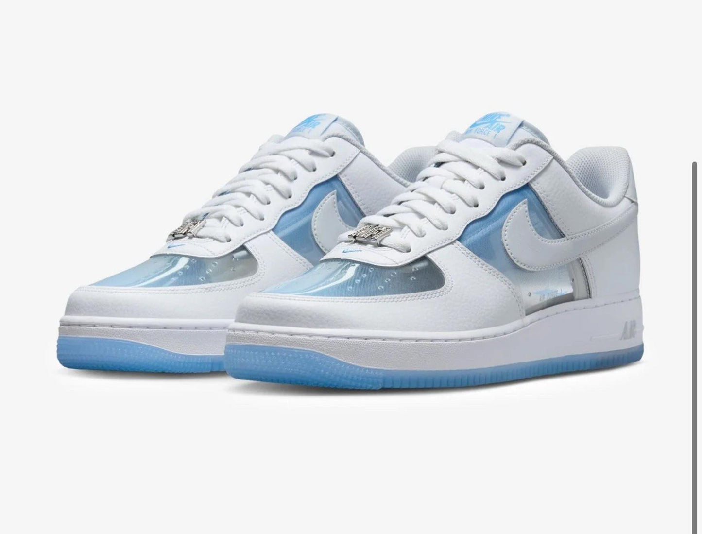 Nike Air Force 1 Retro White And University Blue