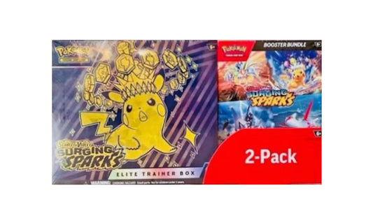 Pokemon Surging sparks ETB and Booster Bundle