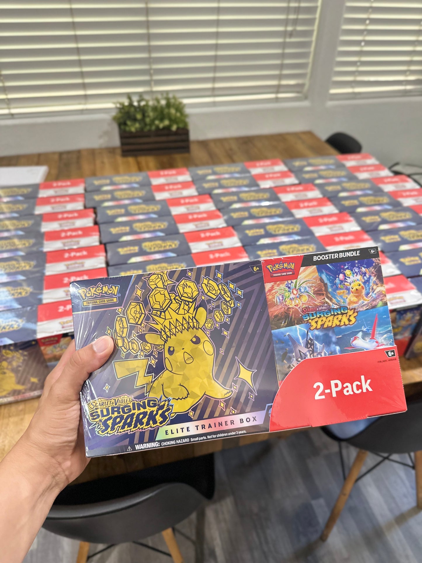 Pokemon Surging sparks ETB and Booster Bundle
