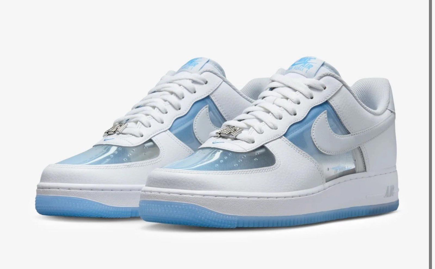 Nike Air Force 1 Retro White And University Blue