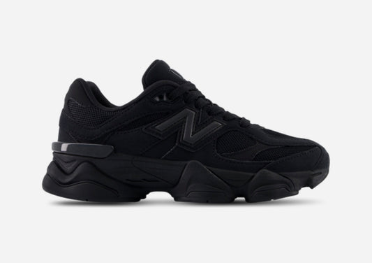 New Balance 9060 Triple Black GS/Womens