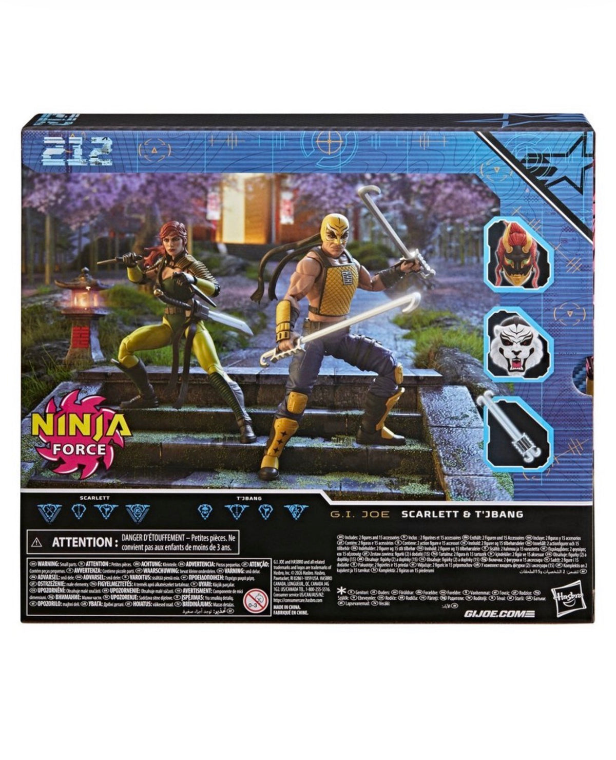GI Joe Classified Series #212 Ninja Force Scarlett & TJ BANG