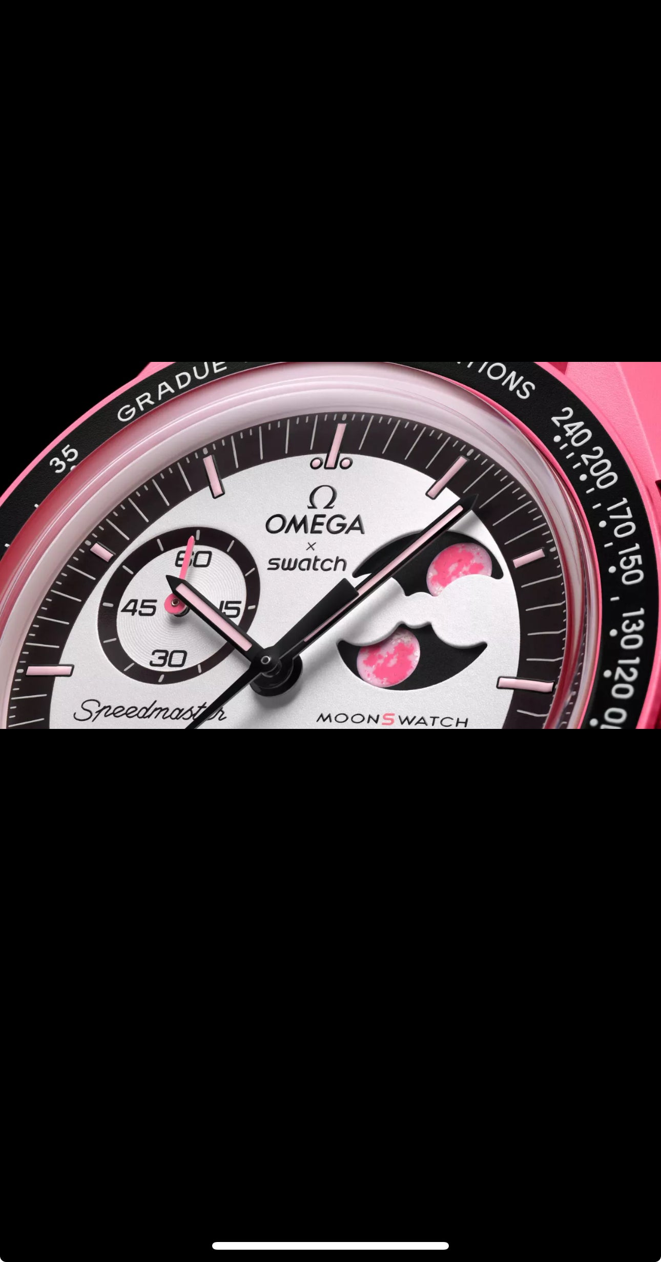Swatch X Omega mission to Pink Moonphase