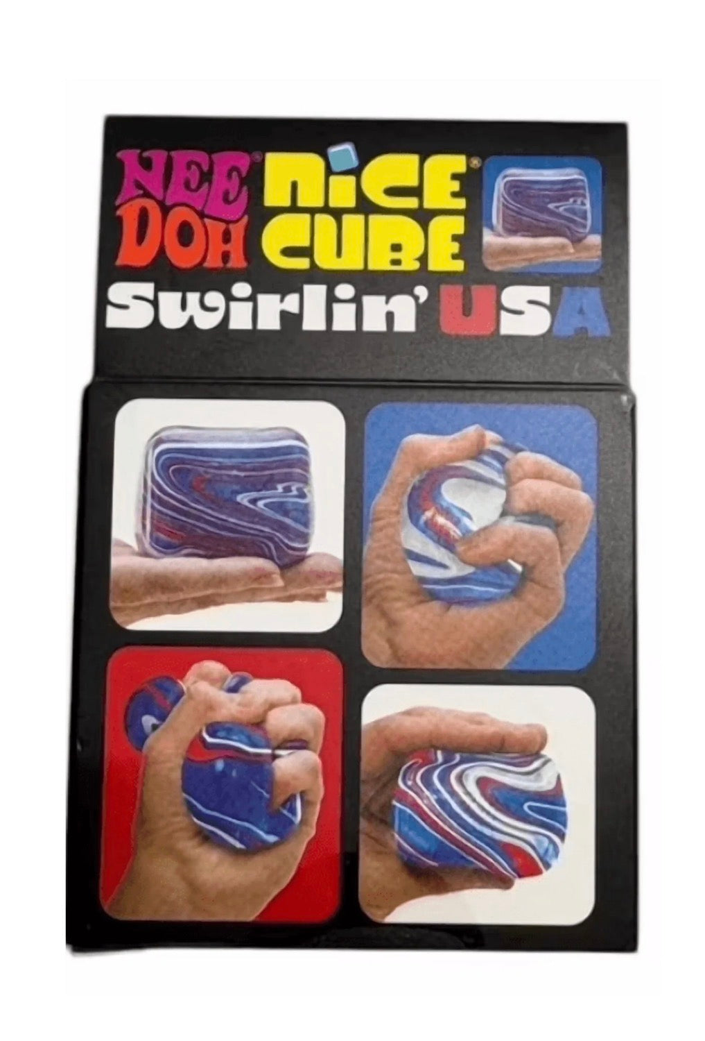 NeeDoh Swirlin Usa Nice Cube