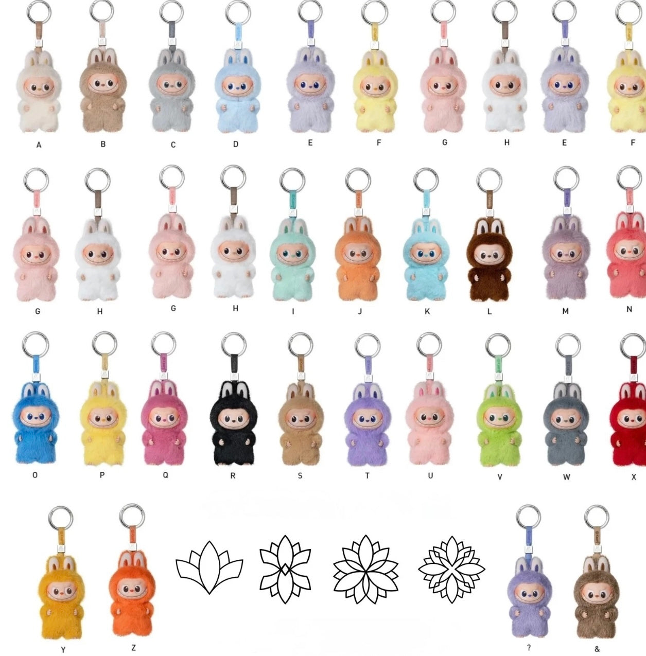 Pop Mart Labubu The Monsters Pin for Love Series Vinyl Plush Pendant (A-M)
Single Blind Box