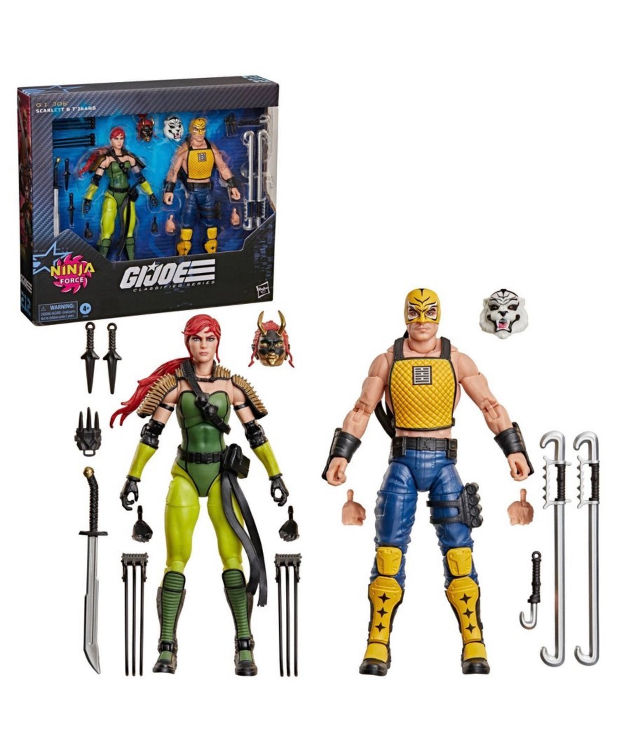 GI Joe Classified Series #212 Ninja Force Scarlett & TJ BANG