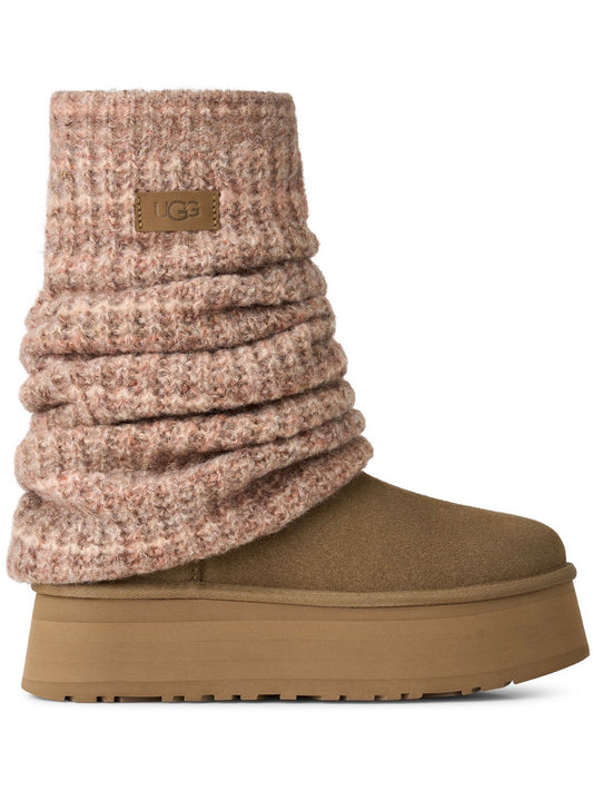UGG Classic Mini Dippers Boots Light Bronze
