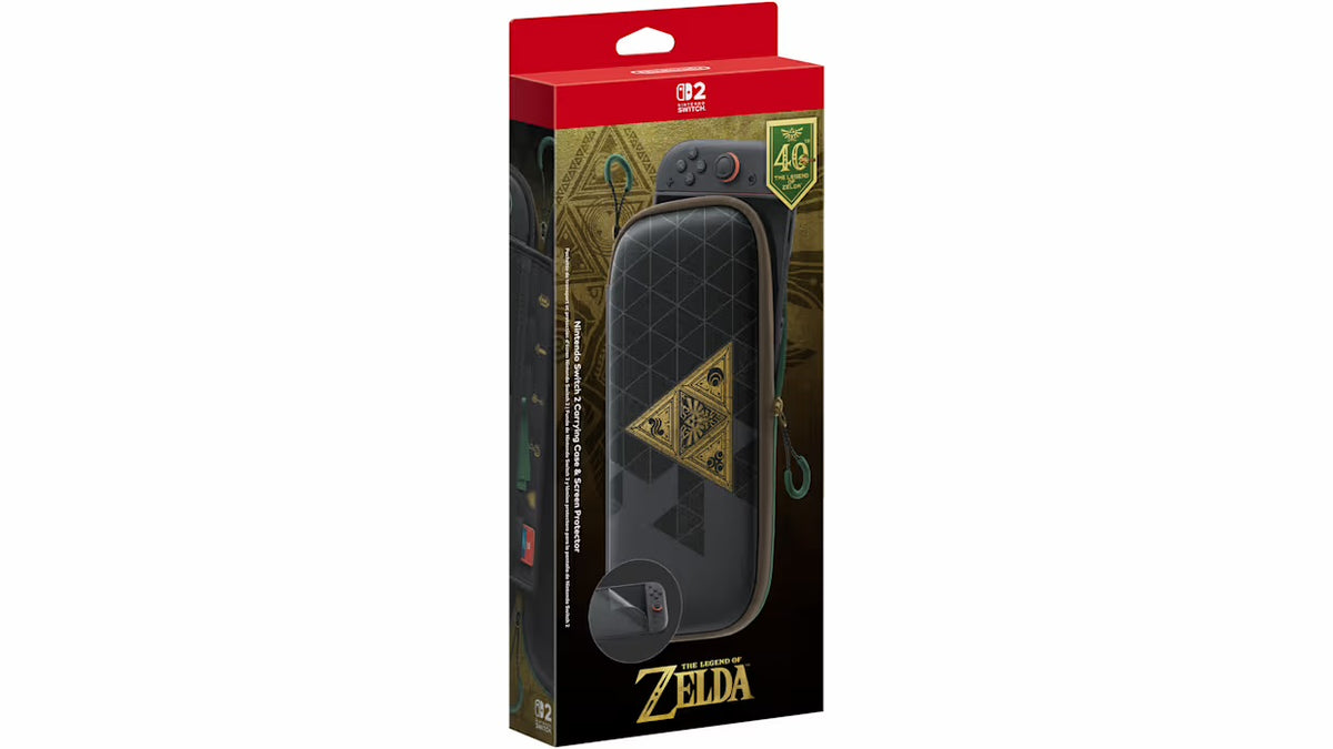 Nintendo Switch 2
Carrying Case & Screen
Protector -The Legend of Zelda™ - 40th Anniversary Edition